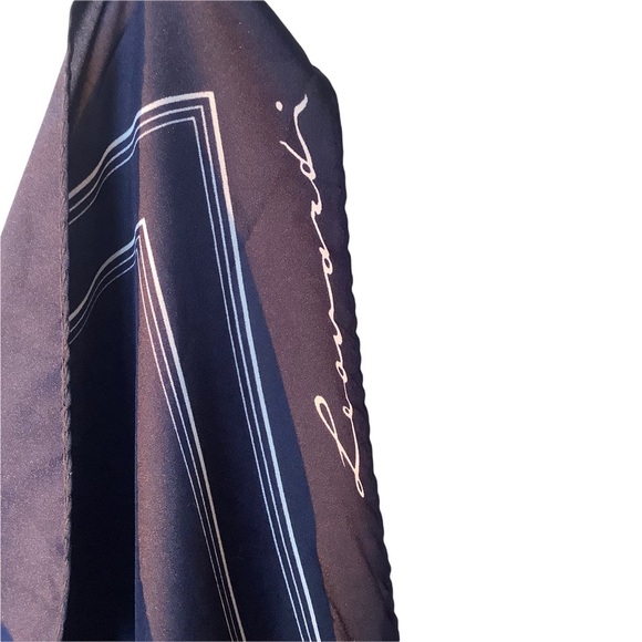 Vintage Red/Blue Lightweight Handkerchief Square Scarf Women's - Picture 5 of 6